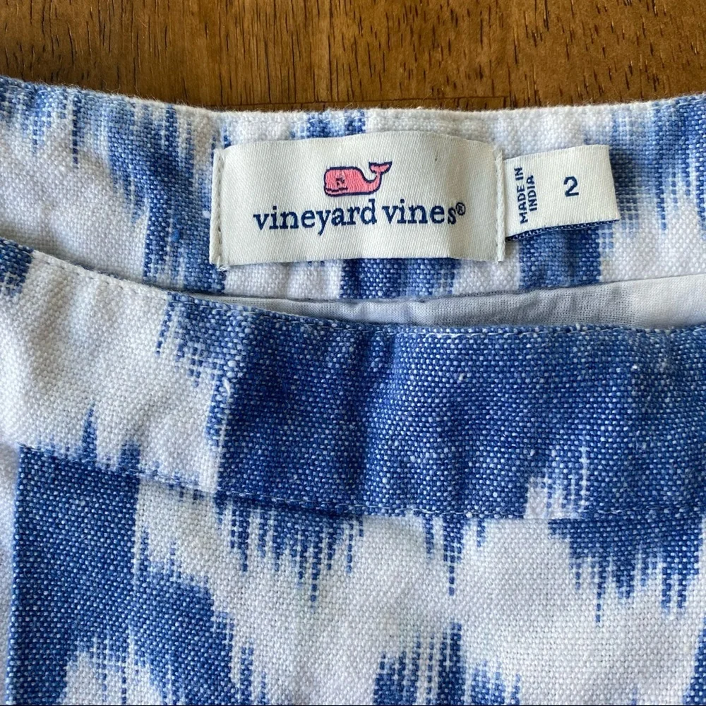 VINEYARD VINES Ikat print pleated skirt - Picture 3 of 6